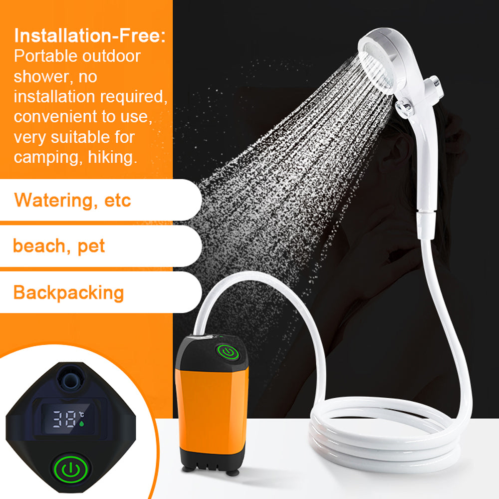 Porta Shower With Rechargeable Battery