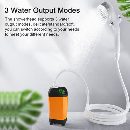 Porta Shower With Rechargeable Battery